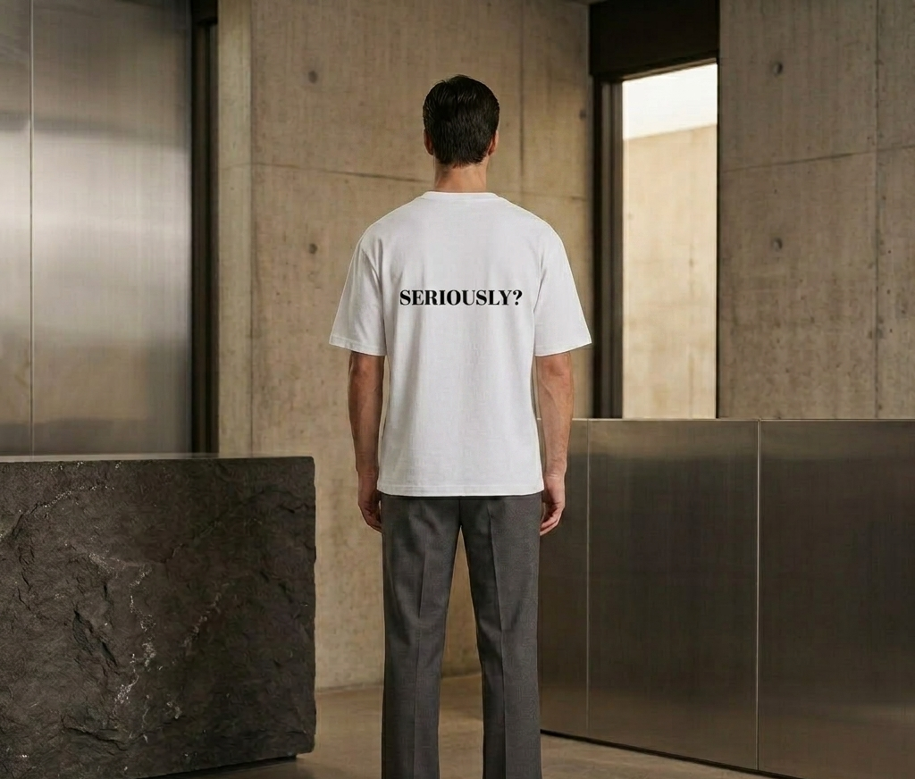 "SERIOUSLY?" Oversized T‑Shirt